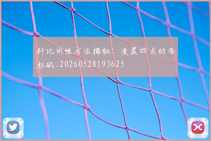 科比训练方法揭秘：凌晨四点的洛杉矶_20260528193625